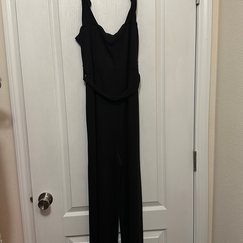 Black Maternity Romper